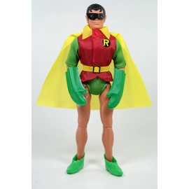 MEGO CORPORATION World's Greatest Super-Heroes 50th Anniversary Robin Action Figure, Multicolor