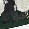 Paoletti Chuan Tranquil Panda Velvet Cushion Cover - Emerald -