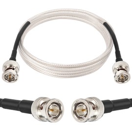 XRDS -RF SDI Cable 10ft, Thin 3G/6G HD-SDI Cable, 75 Ohm RG179 Coaxial Cable with Heavy Duty BNC to BNC Male Connector for Surveillance Camera System Cables CCTV/DVR/TV