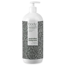 Shower Gel with 4-Terpineol known from Tea Tree Oil 1000 ml - Body Wash helps Pimples, Athlete's Foot, Ringworm, Jock Itch, Acne & Body Odor