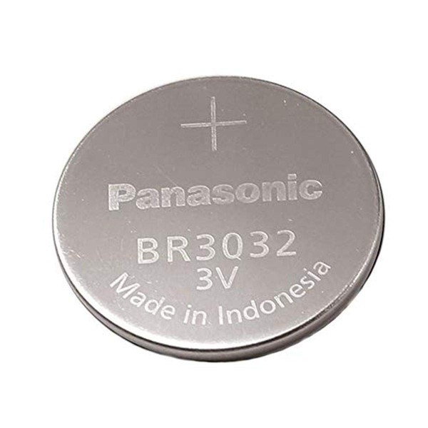 Panasonic 3 Pieces - BR3032 Non-Rechargeable 3V Lithium Coin Cell Battery. Size: 1.18" Dia x 0.13" H (30.0mm x 3.2mm)