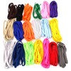 Flat Shoelaces 5/16" Wide Solid Colors Several Lengths For Sneakers