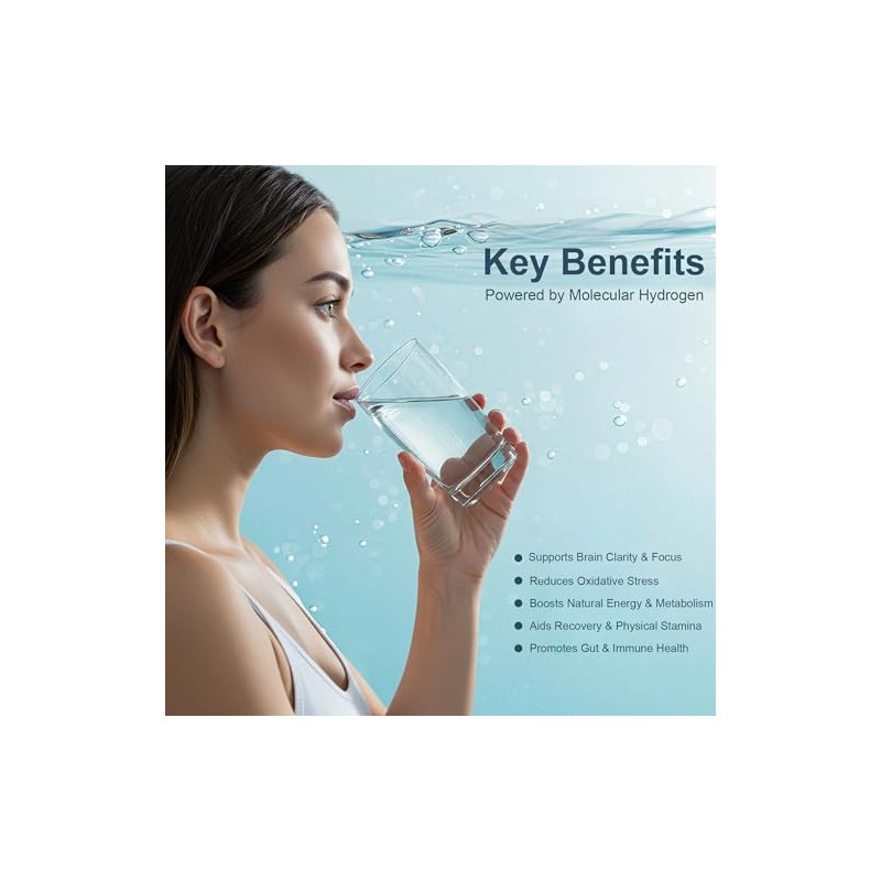 Hydrogen Water Tablets with Magnesium – 8 PPM H2 Molecular