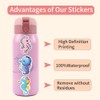 55 Pcs Seahorse Stickers for Laptop Water Bottles,Bicycle,Skateboard,Computer,Marine Animal Cute