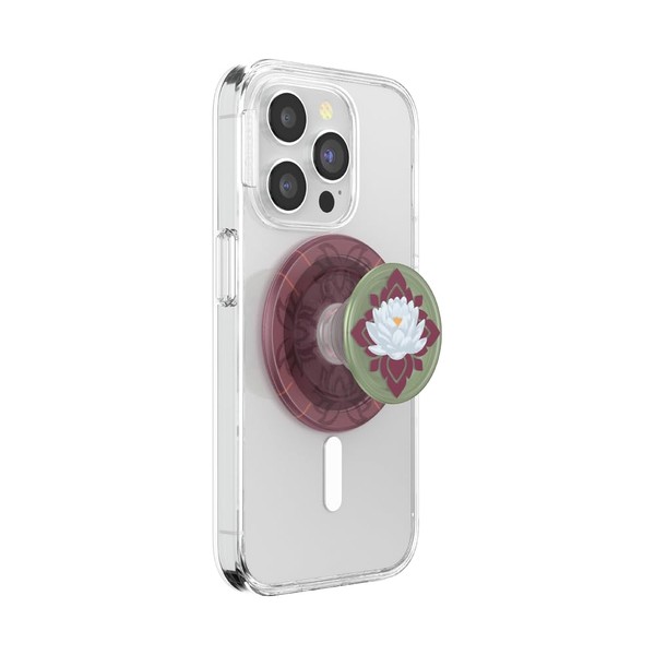 PopSockets PopSockets Round Phone Grip Compatible with MagSafe, Adapter Ring