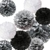 Lightingsky - 10 pompones de papel para decoración del hogar,