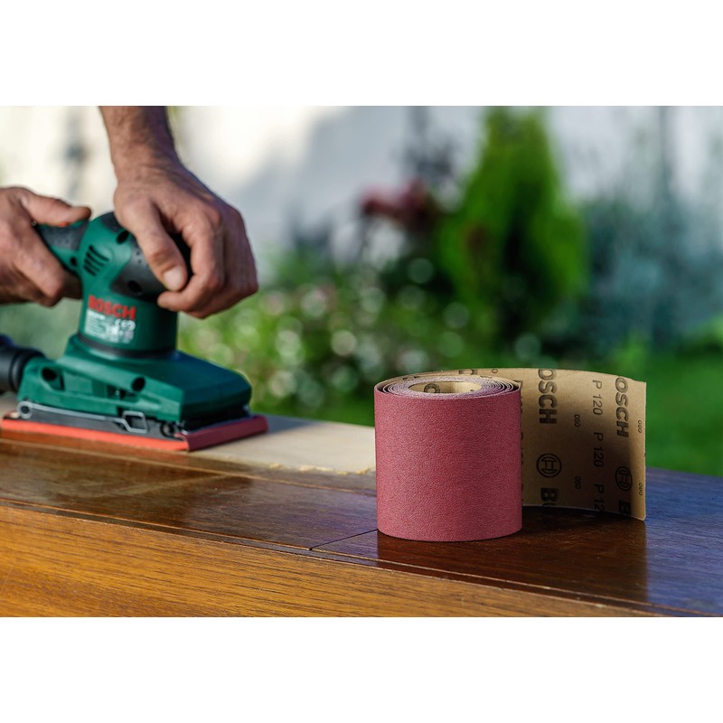 Bosch DIY Sanding Roll (for Wood and Paint, 115 mm