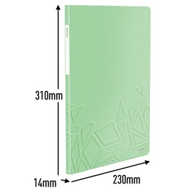 Leitz Urban Chic 46510050 A4 Display Book 20 Pockets for 40 Sheets Green