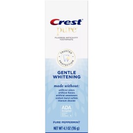 Crest 12 Pack Crest Pure Gentle Whitening Fluoride Anticavity Toothpaste 4.1 oz *READ*