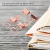 30 Pcs Binder Clips Powerful Clamping Force Deer Bone Shapes