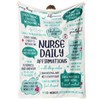 Craftique Nurse Gifts for Women Men- Soft Nurse Blanket with