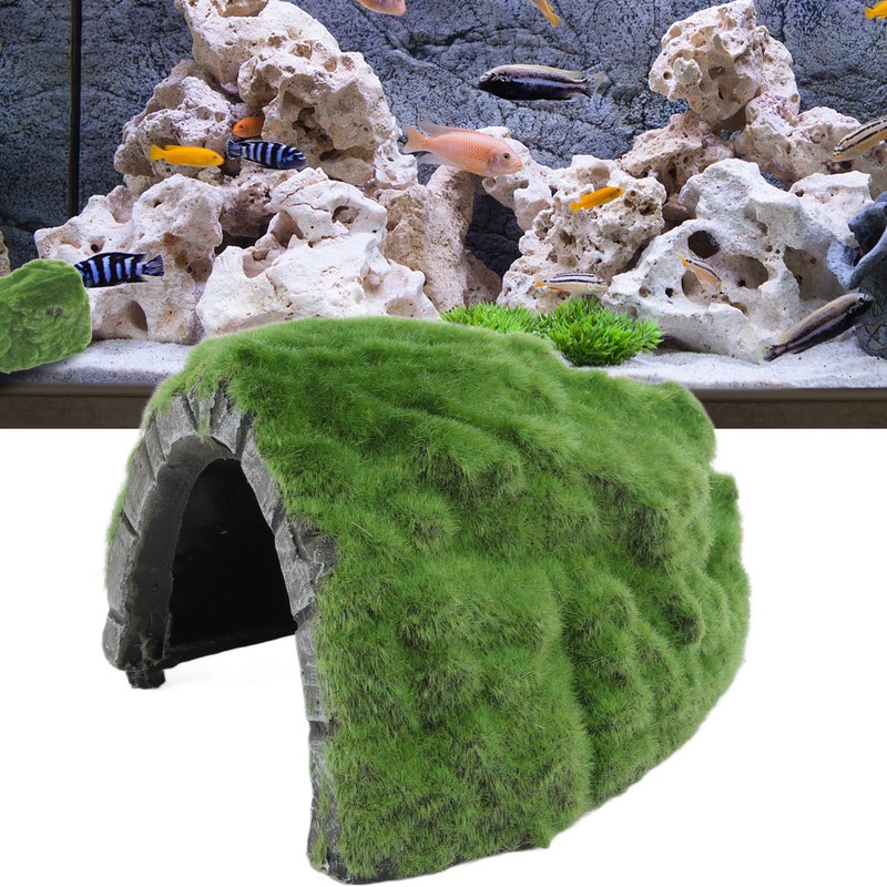Reptile Rock Hide Cave Basking Terrace Tortoise Hideout Rock for