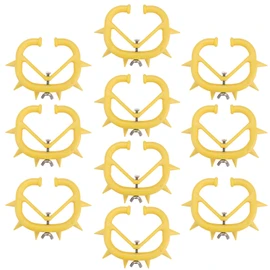 10pcs CalF weaning Nose Rings Plastic Weaning Spiked Ring Preventing Suckling
