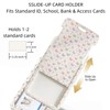 8 Piece Scrunchie Lanyard Gift Set, Butterfly ID Badge Holders