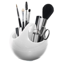 Spirella 10.16915 Bowl-Shiny Makeup Container, White