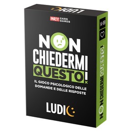 Ludic Don't Ask Me This! The Psychological Question and Answer Game IT58868 Board Game Travel Format for 2-8 Players