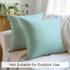 Encasa Cotton Throw Pillow Covers Set of 2 I 18x18
