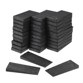 SUMNACON 60 Packs Plastic Composite Shims Leveling Wedges, Heavy Duty Furniture Leveler Door Window Shim and Wedge Furniture Appliance Leveling Shim Supporting Pad