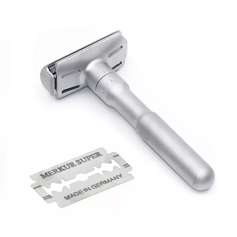 MERKUR FUTUR Adjustable Double Edge Safety Razor - Polished Chrome