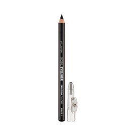 Collection Cosmetics, Kohl Eyeliner Precision Colour, Smokey Eye Effect, Sharpener Included, Black, 4g