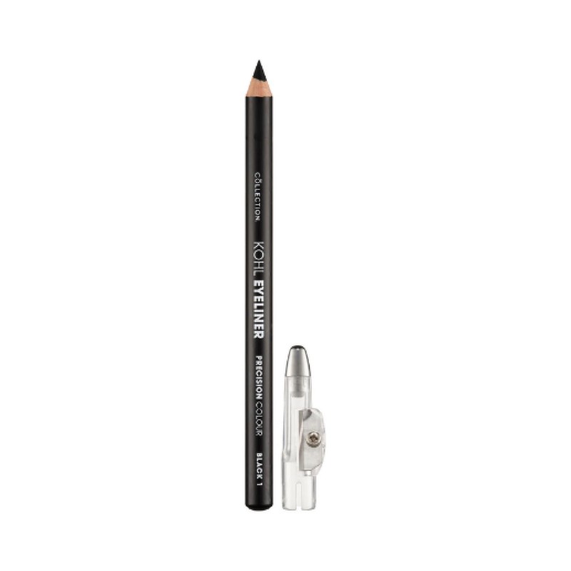Collection Cosmetics, Kohl Eyeliner Precision Colour, Smokey Eye Effect, Sharpener