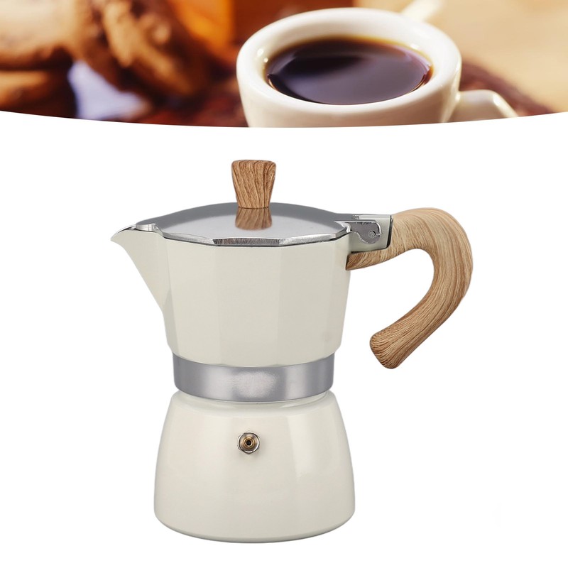 Moka Coffee Pot Octagonal Aluminum Classic Portable Hand Brewing Coffee