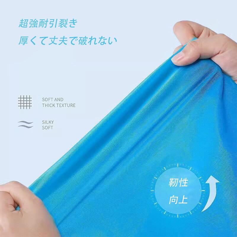 LUYING Non-Disposable Raincoat, Environmentally Friendly EVA Material, Hood with Drawstring,