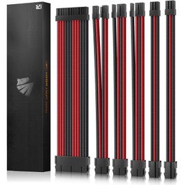 ASIAHORSE 16AWG PSU Cable Extension Power Cords, Customized Power Supply Mod Sleeve Extension Cable, ATX/EPS/8-pin PCI-E/6-pin PCI-E for PSU Cable