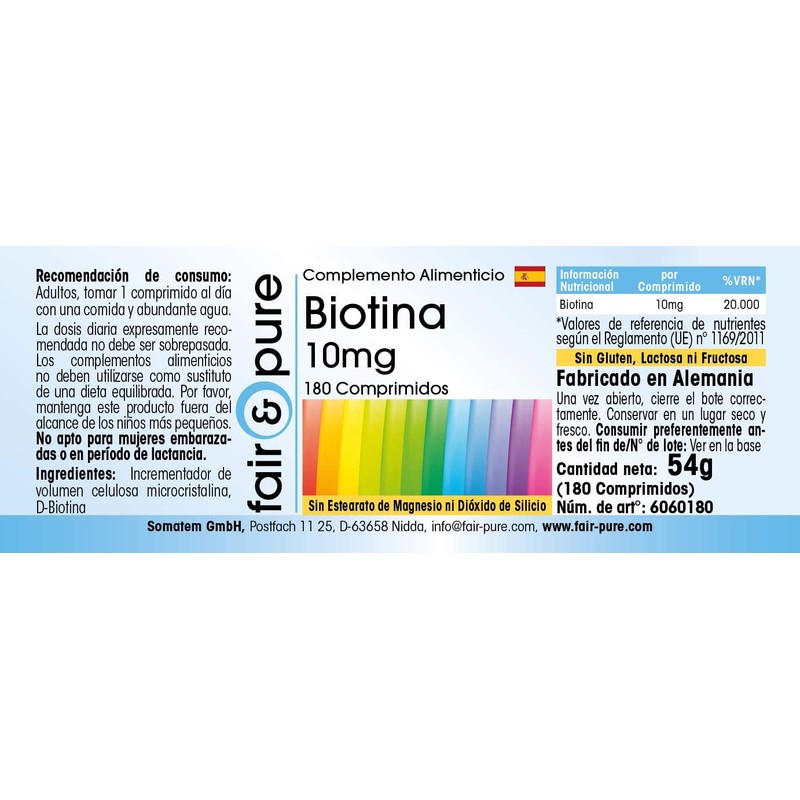 Fair & Pure® - Biotin Tablets - 10 mg -