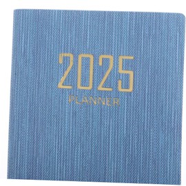 2pcs 2025 Schedule 2025 Agenda Planner Agenda Notepad 2025 Daily Book Academic Planner Schedule Notepads Notebook Paper (Blue, One size)