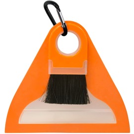 Ohio Trading 3 Pack FlexWare Compact Sweep Set with Brush & Dust Pan for Cleaning Messes at The Campsite, Woodshop or Craft Station! Tackle Small Messes with Ease!