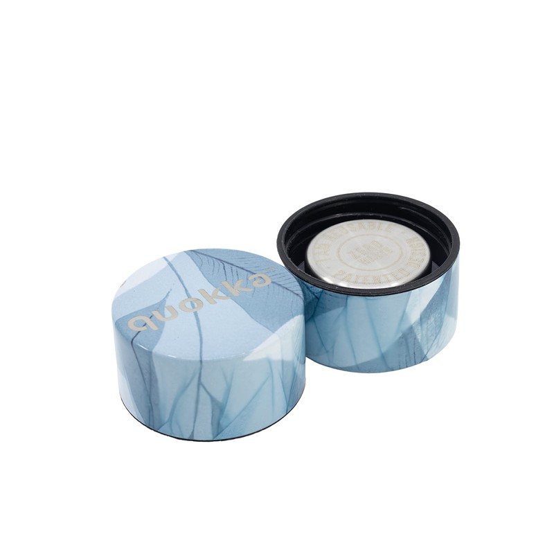 Quokka Solid with Holder Blue Wind Stainless Steel Thermal Bottle