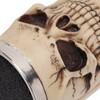 Barber Scissors Holder Skull Shape Stainless Steel Resin Removable Stylish