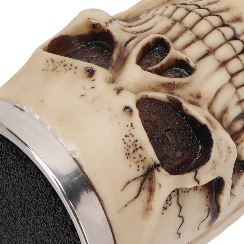 Barber Scissors Holder Skull Shape Stainless Steel Resin Removable Stylish