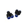 Pneumatic Y-Connector 14 mm IQS Hose Connector with Three Outputs/Compressed
