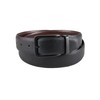 Kenneth Cole Men's (Single Reversible Belt), Black/Brown Pebble, Medium (34-36)