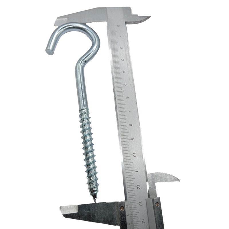 LLB Pack of 10 Screw-in Hooks Large Heavy Duty Cup