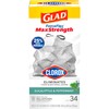 Glad ForceFlex MaxStrength with Clorox Trash Bags, 13 Gal, Eucalyptus,