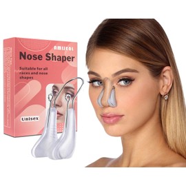 AMIJEAL Nose Shaper Clip - Up Lifting Clip, Pain-Free Soft Silicone Nose Slimming Device, Bridge Straightener Corrector Beauty Tool