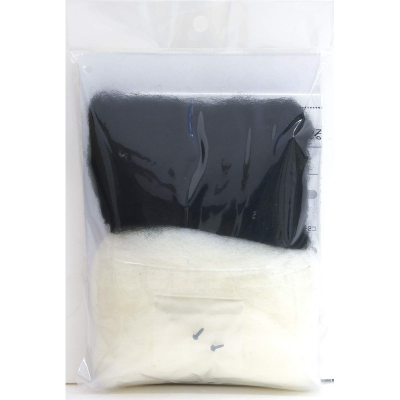 Hamanaka H441-551 Wool Felt Kit, Animal Making Needle Felt, Panda