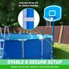 GoSports Splash Hoop UP Above Ground Pool Hoop Basketball Game