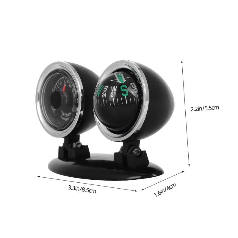 Alipis Car Compasses Compass for Car Dashboard Car Guide Ball