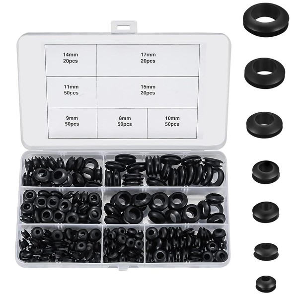 Cable Grommet Rubber Black Rubber Grommets Grommets Rubber Seal Set