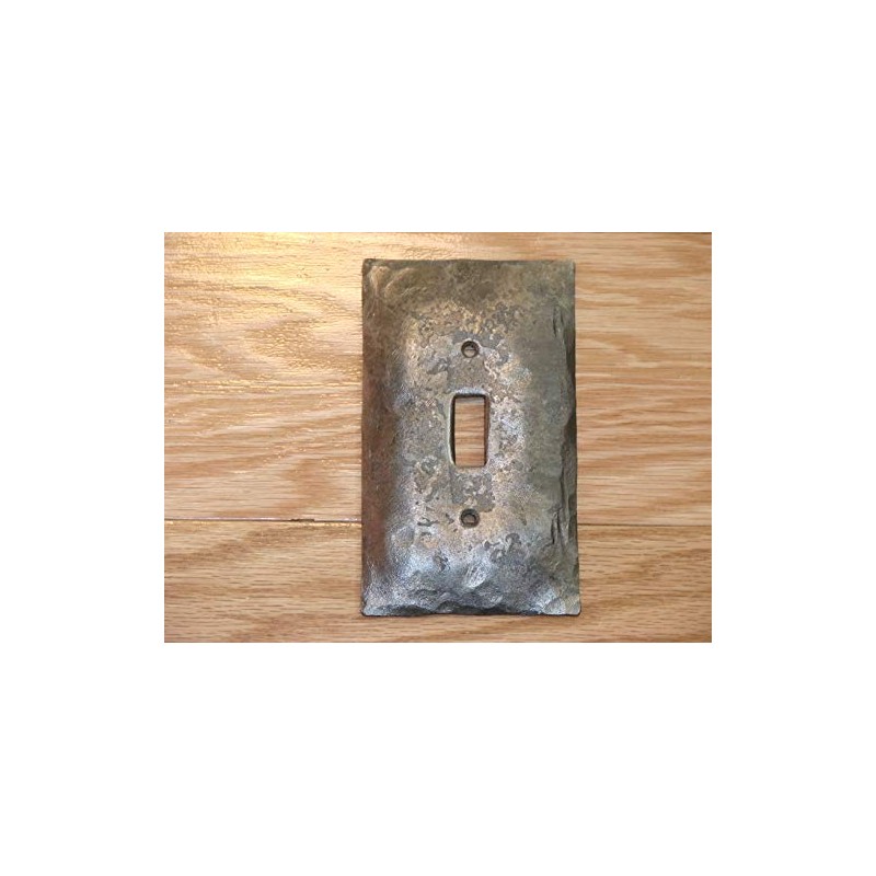 Forged Pebble textured light switch plate