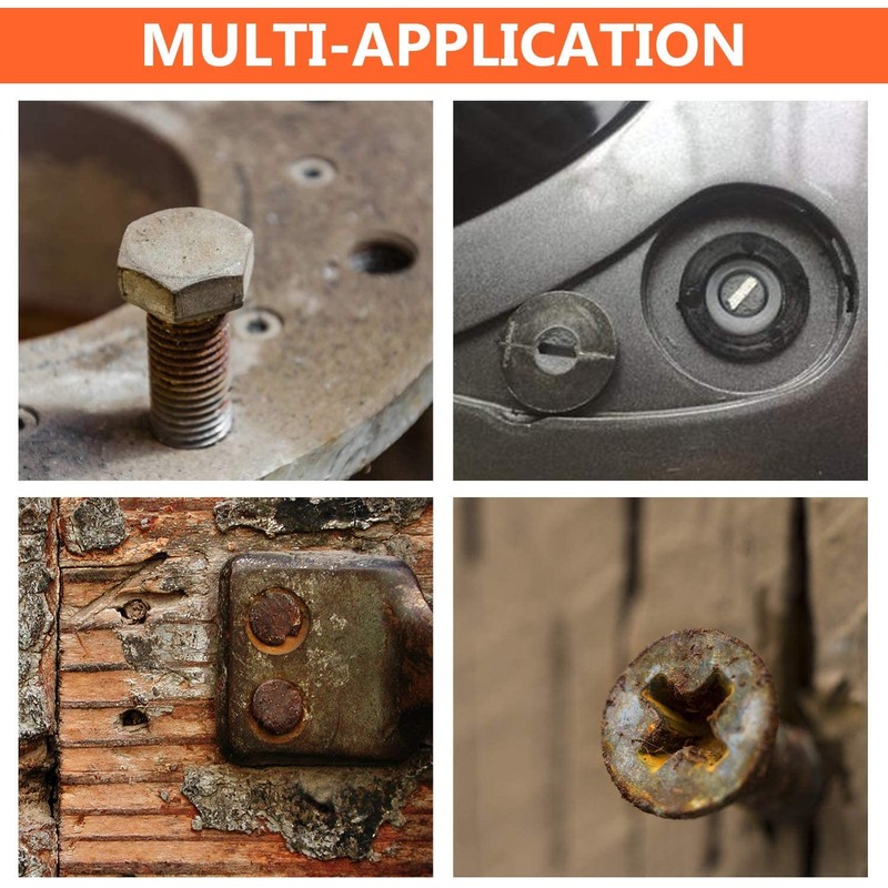 14Pcs Screw Extractor and Left Hand Drill Bits Set, Easy