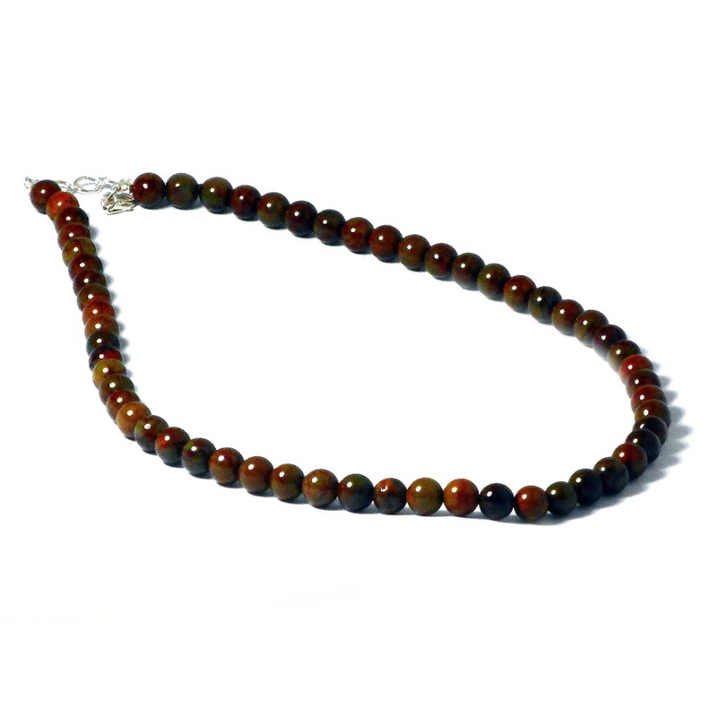 Landscape Jasper Sterling Silver 925 Necklace (LJNL1507151)