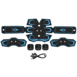 3pcs / set EMS Abdomen Muscle Trainer Stimulator Vibration Fitness Massager