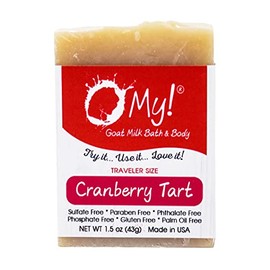 O My! Goat Milk Soap Bar 1.5oz Traveler | Made with Farm-Fresh Goat Milk | Free of Parabens & More | Handcrafted USA