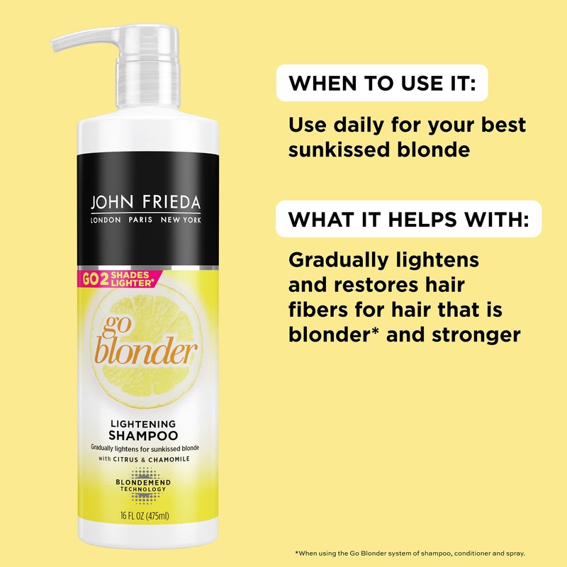 Sheer Blonde Go Blonder Shampoo 16oz