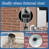 8-Foot Dryer Vent Cleaning Brush Kit with 6 Quick-Snap Extension